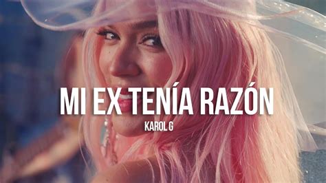 Stream KAROL G - MI EX TENÍA RAZÓN by Karol G on desktop and mobile. Play over 320 million tracks for free on SoundCloud.